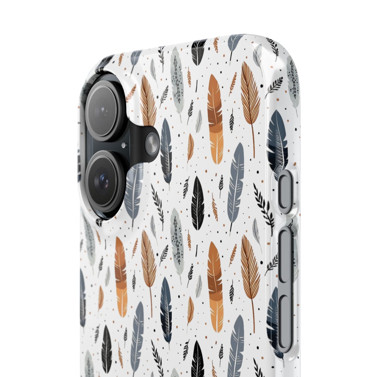 Whispering Feathers Slim Phone Cases for iPhone,  with Packaging a Gift for Her and Gift for Him.