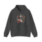 Faith and Floral Cross Unisex Gildan Hoodie Sweatshirt