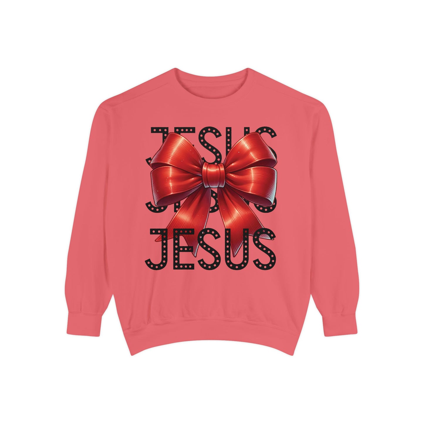 JESUS Unisex Comfort Colors Garment-Dyed Sweatshirt