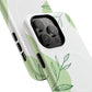 Stylish Tough iPhone Magnetic Cases with Leaf Design, iPhone Protection Cases, Greenery iPhone Covers, Eco-Friendly iPhone Accessories, Gift for Her.