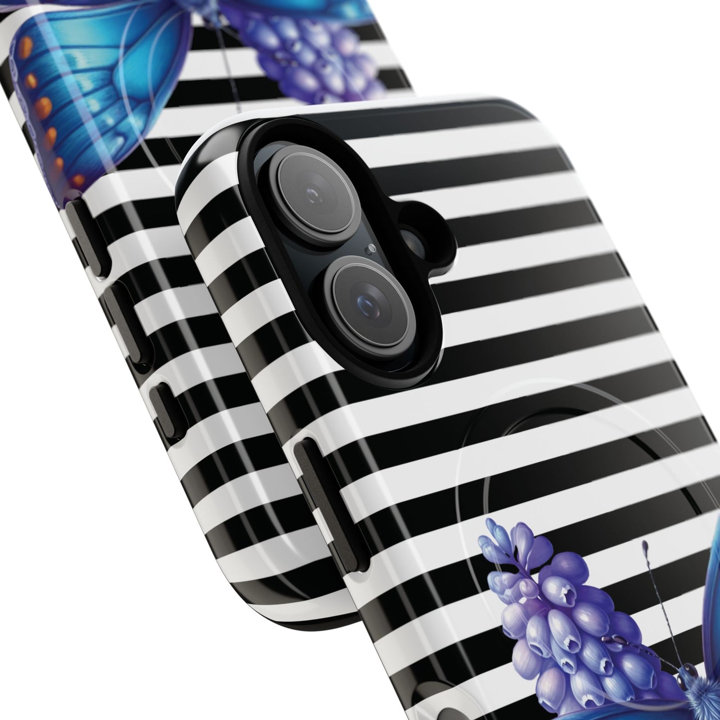 Midnight Bloom Tough iPhone Magnetic Cases - Floral, Stylish iPhone Cover, Gift for Her, Custom Mobile Case, Trendy iPhone Accessories