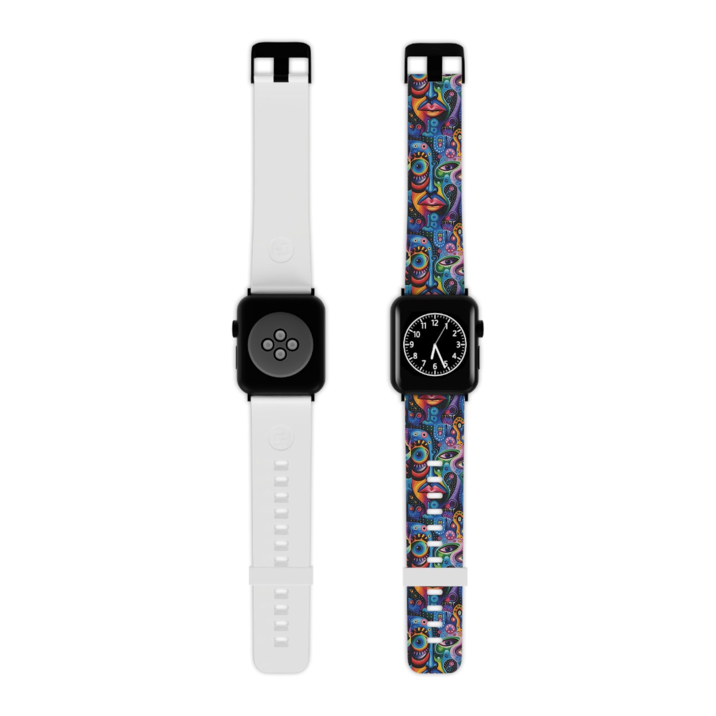 Psychedelic Visions Vibrant Artistic Apple Watch Band - Fun Colorful Design