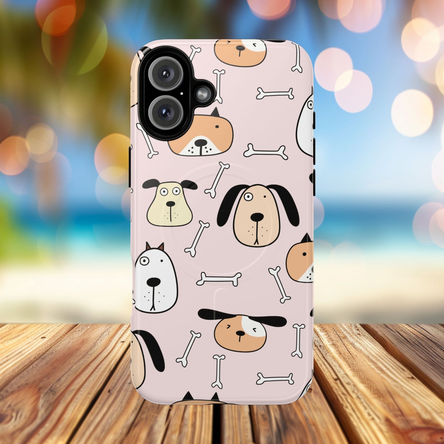 Cute Dog iPhone Case, Tough Magnetic Cases for Pet Lovers, Dog-Themed Accessories, Gift for Dog Owners, Unique iPhone Cover