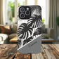Personalized Monochrome Monstera Tropical Phone Case - Tough Magnetic MagSafe® Cases, Gifts for Nature Lovers, Stylish Phone Accessories, Gifts for Her.