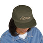 Embroidered 'ELOHIM, GENESIS 1:1'  5 Panel Cap, Trendy Hat, Outdoor Gear, Streetwear Accessory, Unique Gift, Fashion Statement
