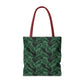 Black Tropical Bliss Tote Bag