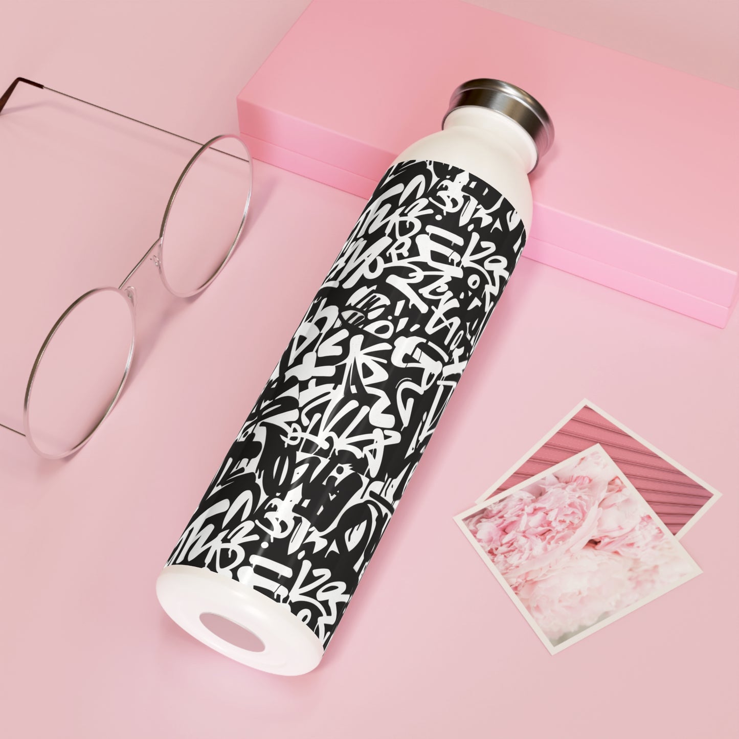 Urban Graffiti Slim Water Bottle