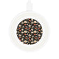 Blossom Elegance: Noir Garden Floral Wireless Charging Pad - Stylish & Eco-Friendly Phone Charger