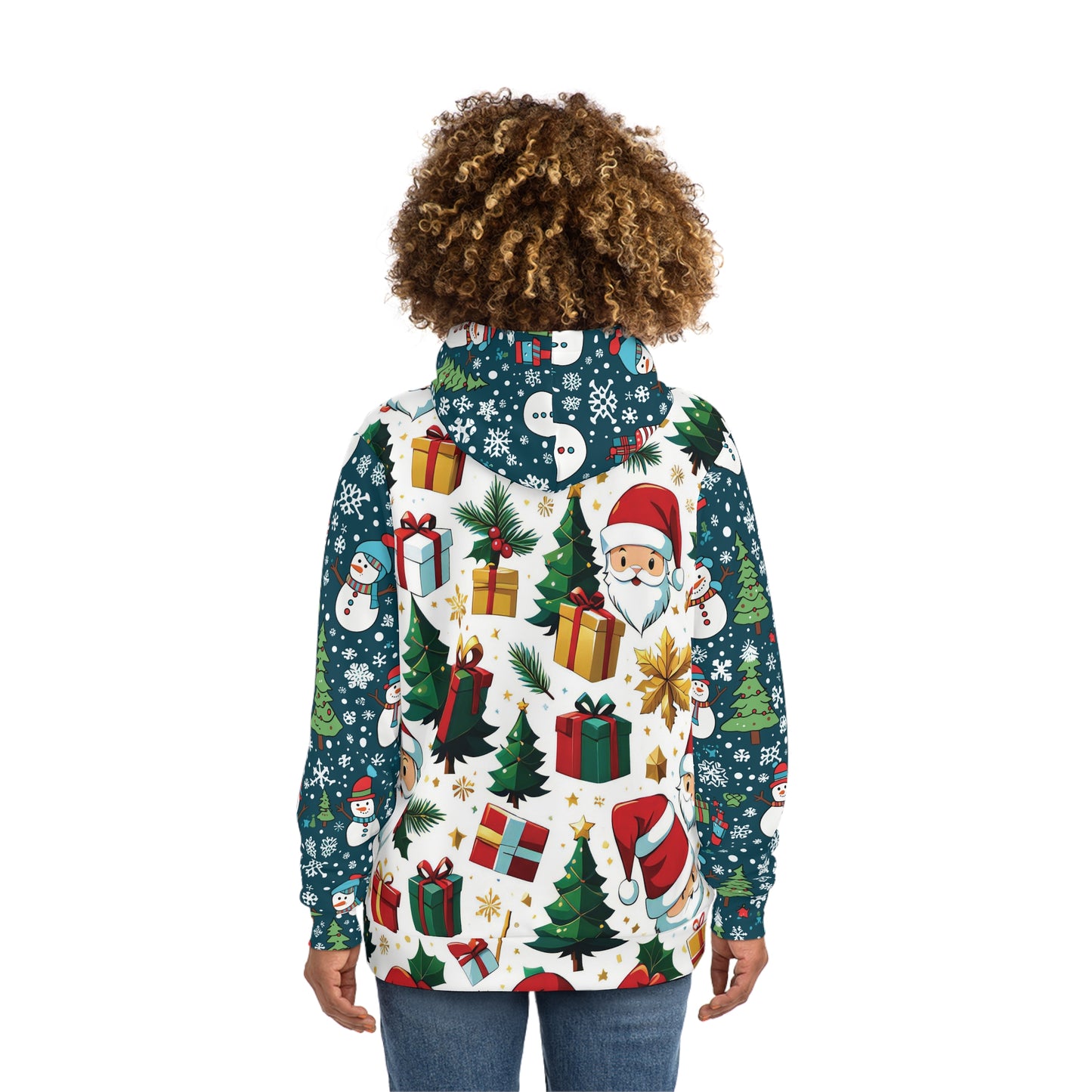 That Ugly Christmas Fashion Hoodie with All-Over Print - Unisex Medium Heavy Fabric