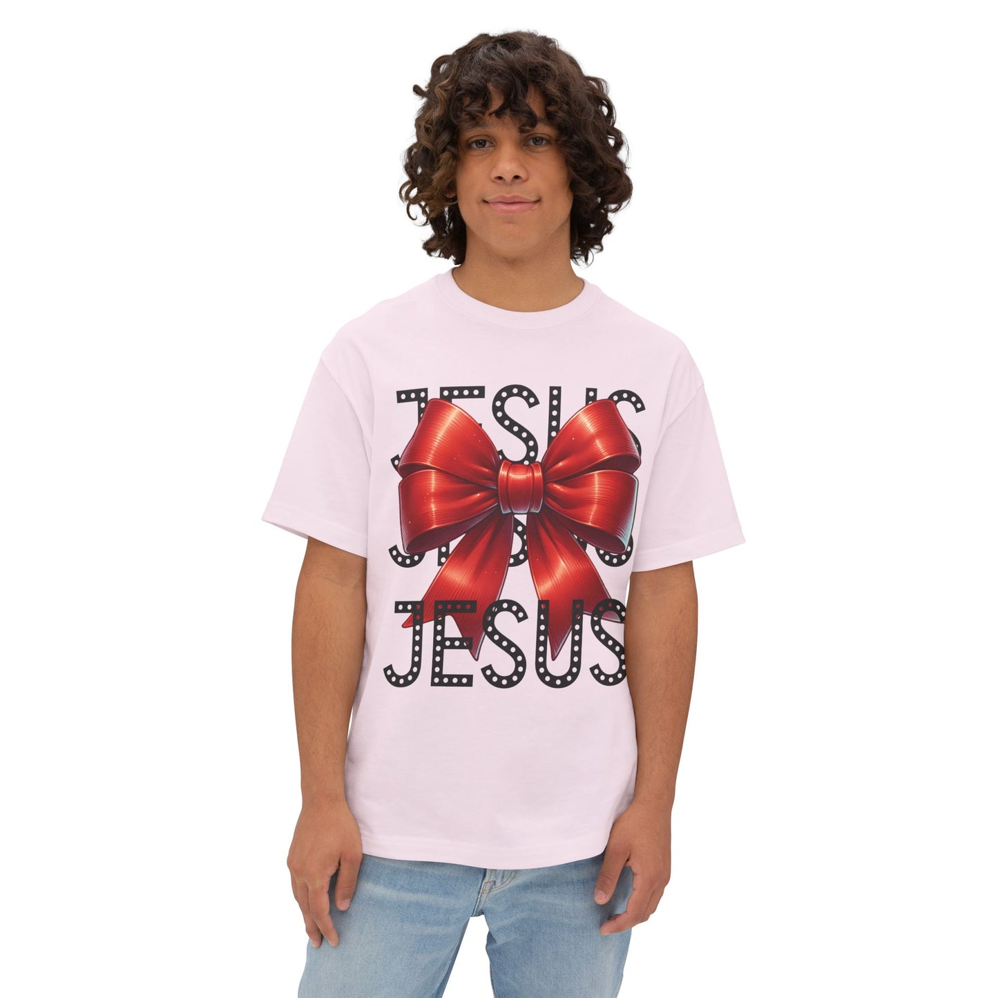 JESUS Charm Unisex Oversized Bella Canvas Boxy Tee