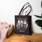 Inspirational Cotton Canvas Tote Bag - 'True Story, He's not Here!' with Matthew 28:6