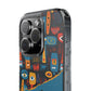 Phone Case — Colorful Abstract Faces Clear Impact-Resistant Case