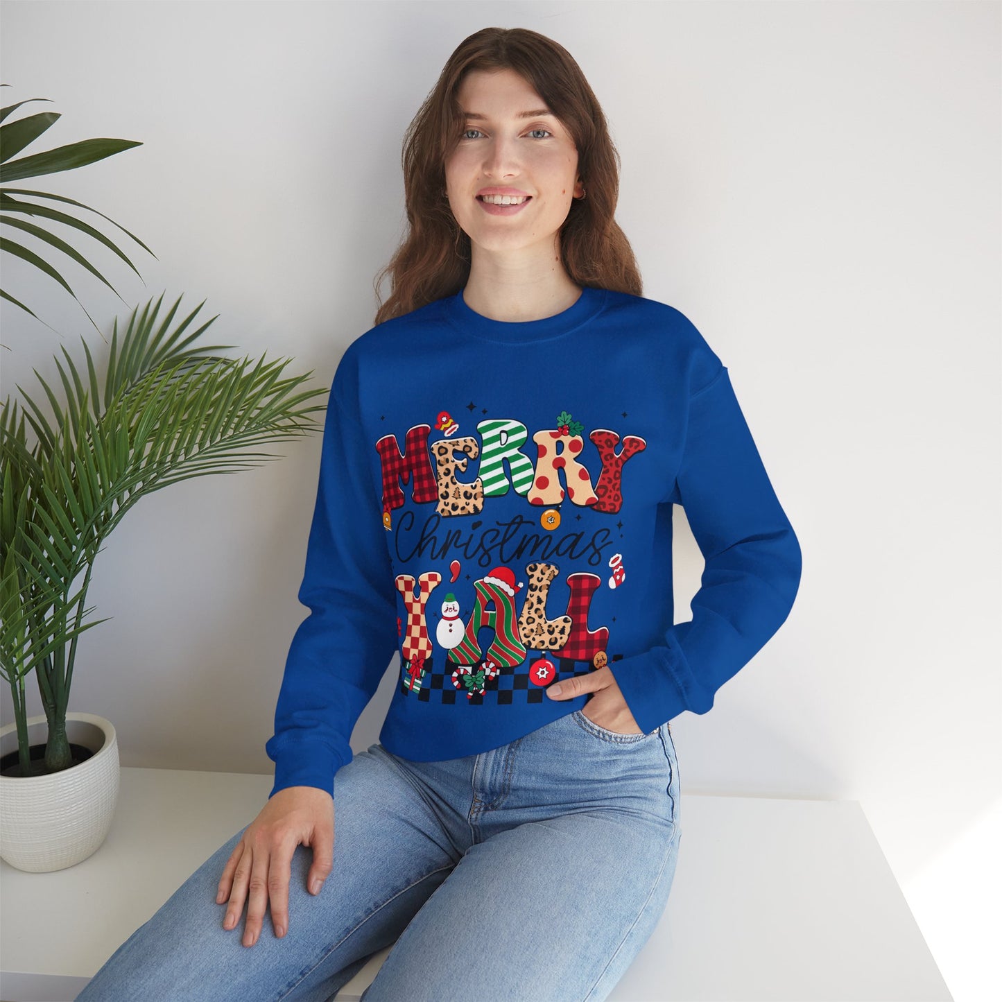 Merry Christmas  Unisex Heavy Blend™ Crewneck Sweatshirt