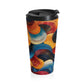 Cosmic Swirl Stainless Steel Travel Mug