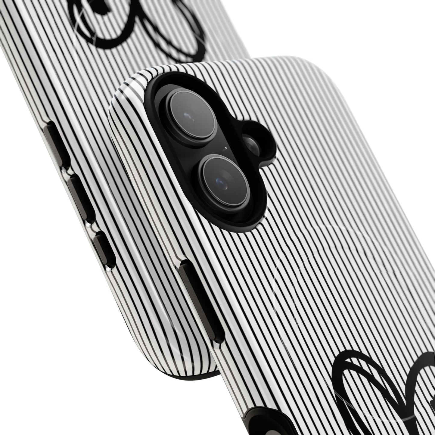 Tough Magnetic Phone Case with Heart & Cross Design, Durable Phone Cover, Unique Gift for Her, Stylish Accessory, Everyday Use