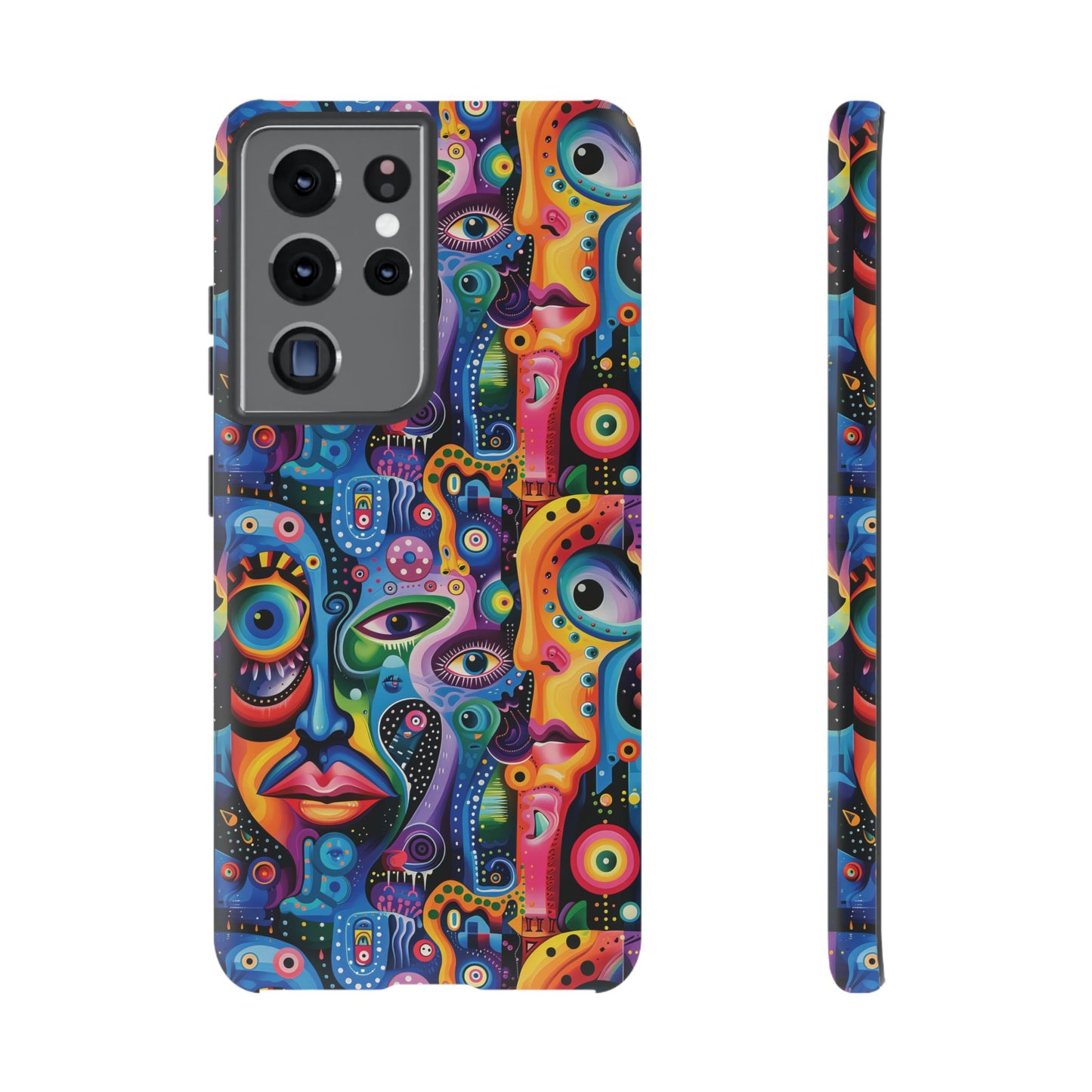 Psychedelic Visions Vibrant Art Google Pixel, iPhone and Samsung Phone Case - Tough Cases for Creative Souls