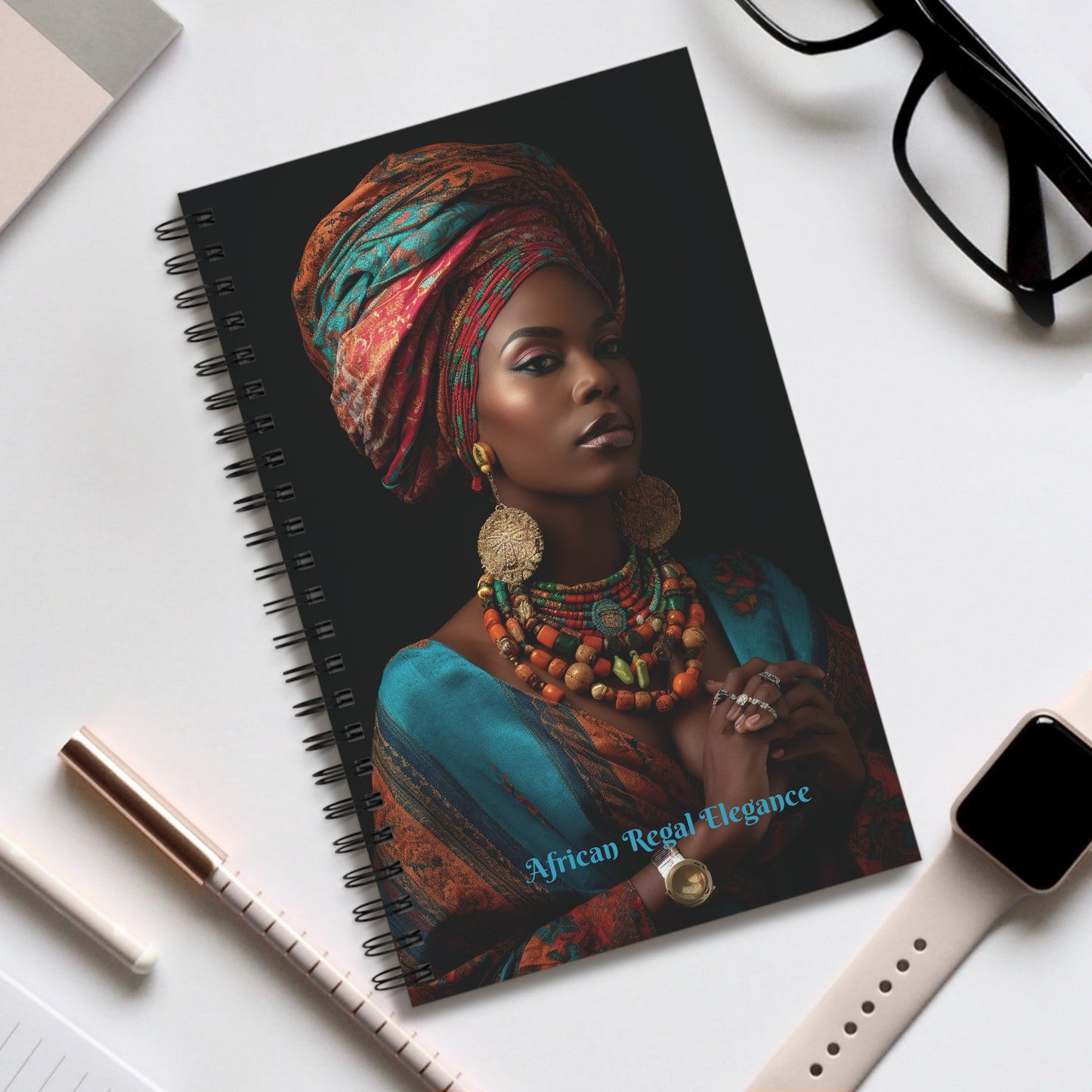 Regal African Elegance, Ethnic Beauty Spiral Journal (EU)- ( PY)