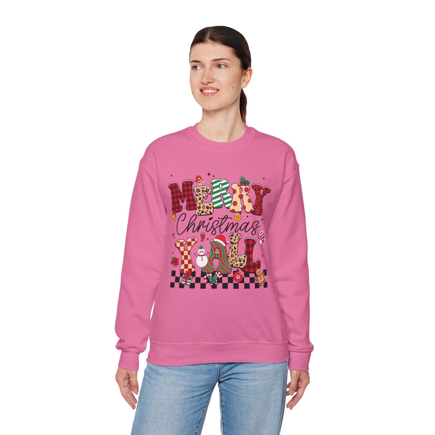 Merry Christmas Unisex Heavy Blend™ Crewneck Sweatshirt