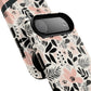 Personalized Floral Blush Garden Whisper Tough Magnetic MagSafe® iPhone® 13, 14, 15, 16, 17, Pro, Pro Max, Plus Cases (Custom Name).