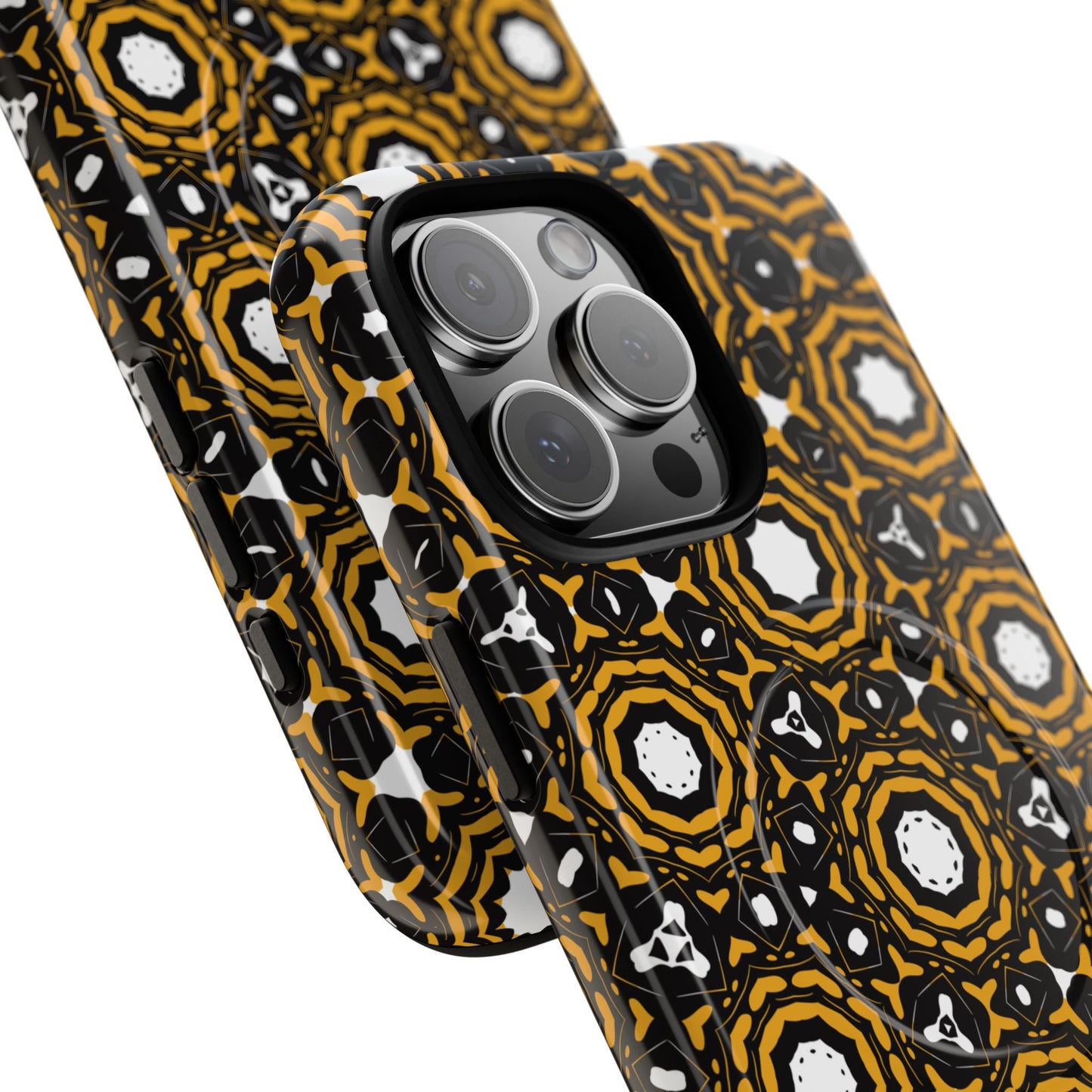 Stylish Tough Magnetic Phone Case, Unique Pattern Phone Cover, Durable Magnetic Case, Trendy Tech Accessories, Gift for Phone Lovers