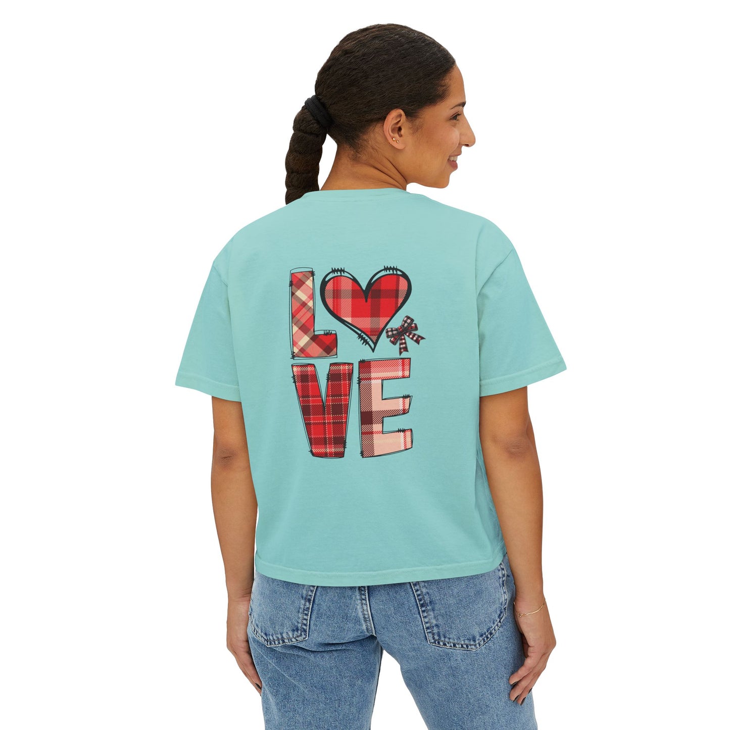 LOVE Always Women's Comfort Colors Boxy Tee