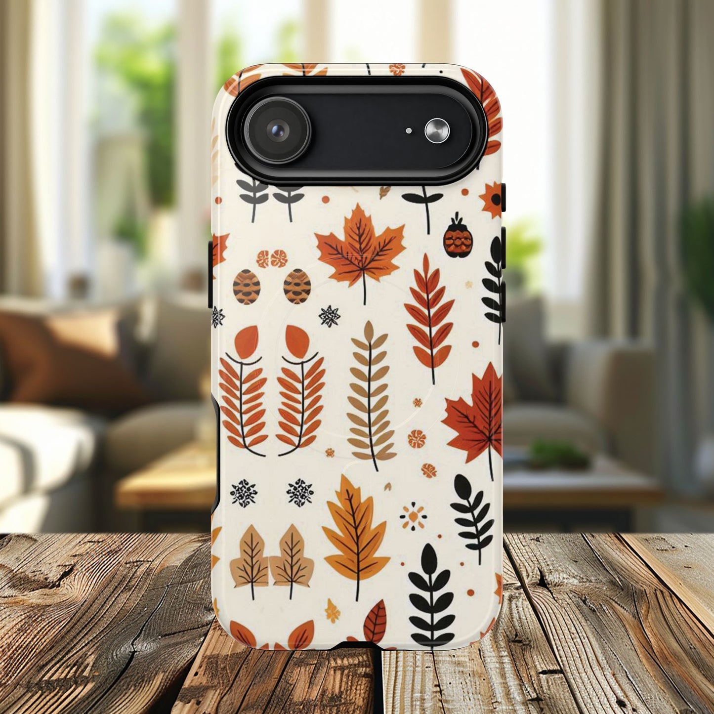 Autumn Whimsy Woods Tough iPhone Magnetic Case, Autumn iPhone Cover, Seasonal iPhone Accessories, Cute Gift for Fall Lovers, Nature-Inspired Design