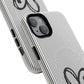 Tough Magnetic Phone Case with Heart & Cross Design, Durable Phone Cover, Unique Gift for Her, Stylish Accessory, Everyday Use