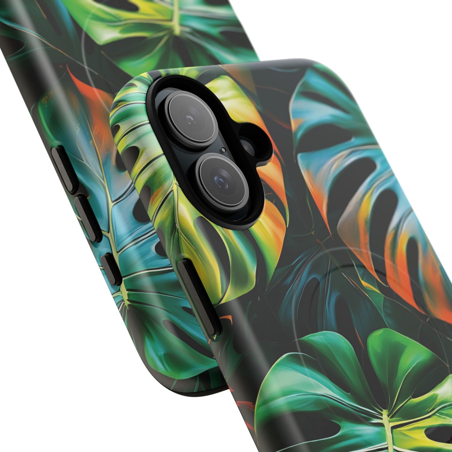 Tropical Leaf Phone Case | Tough Magnetic Cases, iPhone Accessories, Gift for Him/Her, Phone Protection, Summer Style, Trendy Design