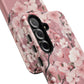 Personalized Cherry Blossom Tough Phone Case — Pink Floral Protective Case for Samsung & Google