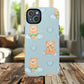 Cute Bear Magnetic iPhone Case, Kid-Friendly iPhone Cover, Stylish Cell Accessory, Gift for Kids, Durable Design for Any Occasion