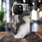 Black Marble Magnetic iPhone Case for Tough Protection, Stylish iPhone Mobile Accessory, Fashionable Gift, Unique Marble iPhone Design, Durable Smartphone Cover