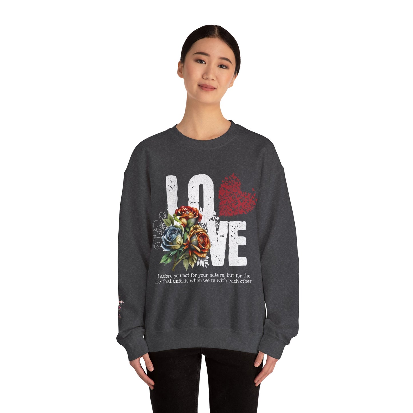 LOVE Always Unisex Heavy Blend™ Crewneck Sweatshirt.