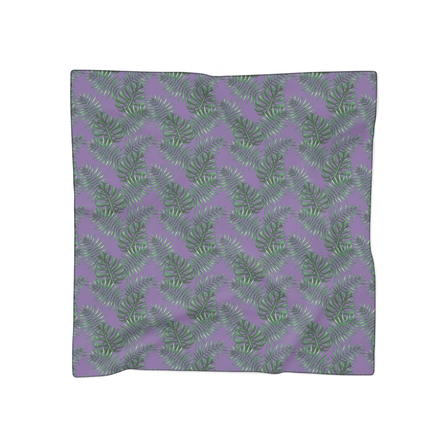 Purple Tropical Bliss Poly Scarf