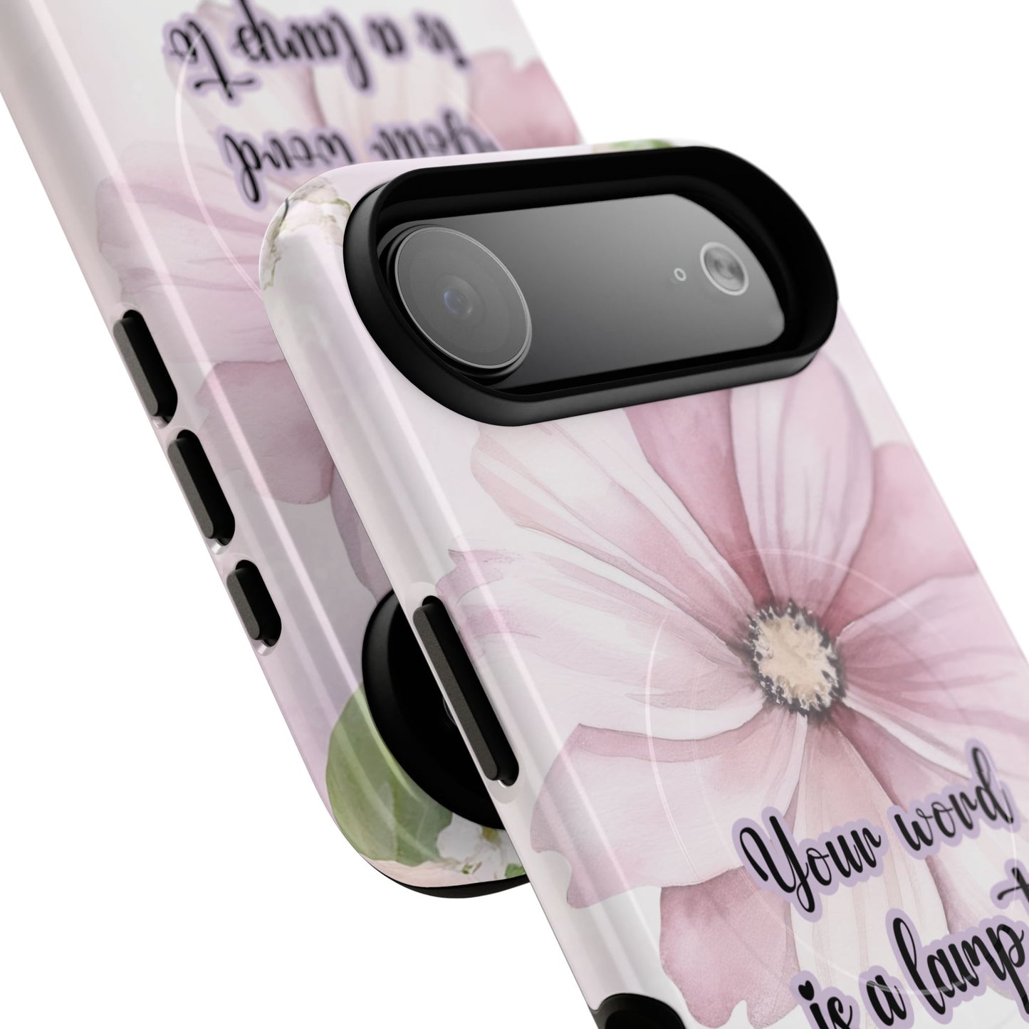 Your Word is a Lamp to My Feet Psalm 119:105 | Inspirational Gift, Tough iPhone Magnetic Case | Scripture, Bible Verse, MagSafe® iPhone® Tough Case, iPhone 14, iPhone 15, iPhone 16, Pro, Pro Max, Plus