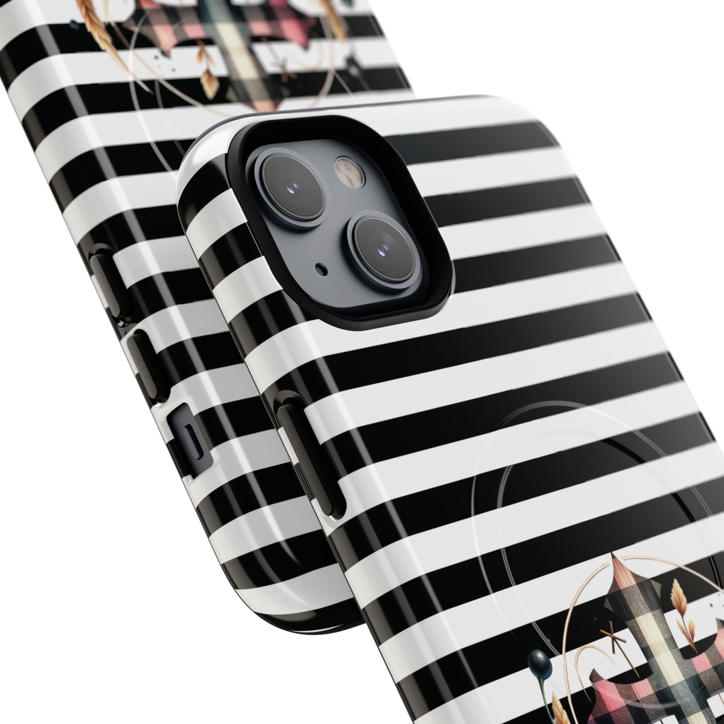 Striped in His Glory iPhone Case, Tough Magnetic Phone Protector, MagSafe iPhone Cover, Durable Case for Everyday Use, Gift for Nature Lovers, Vibrant Design.