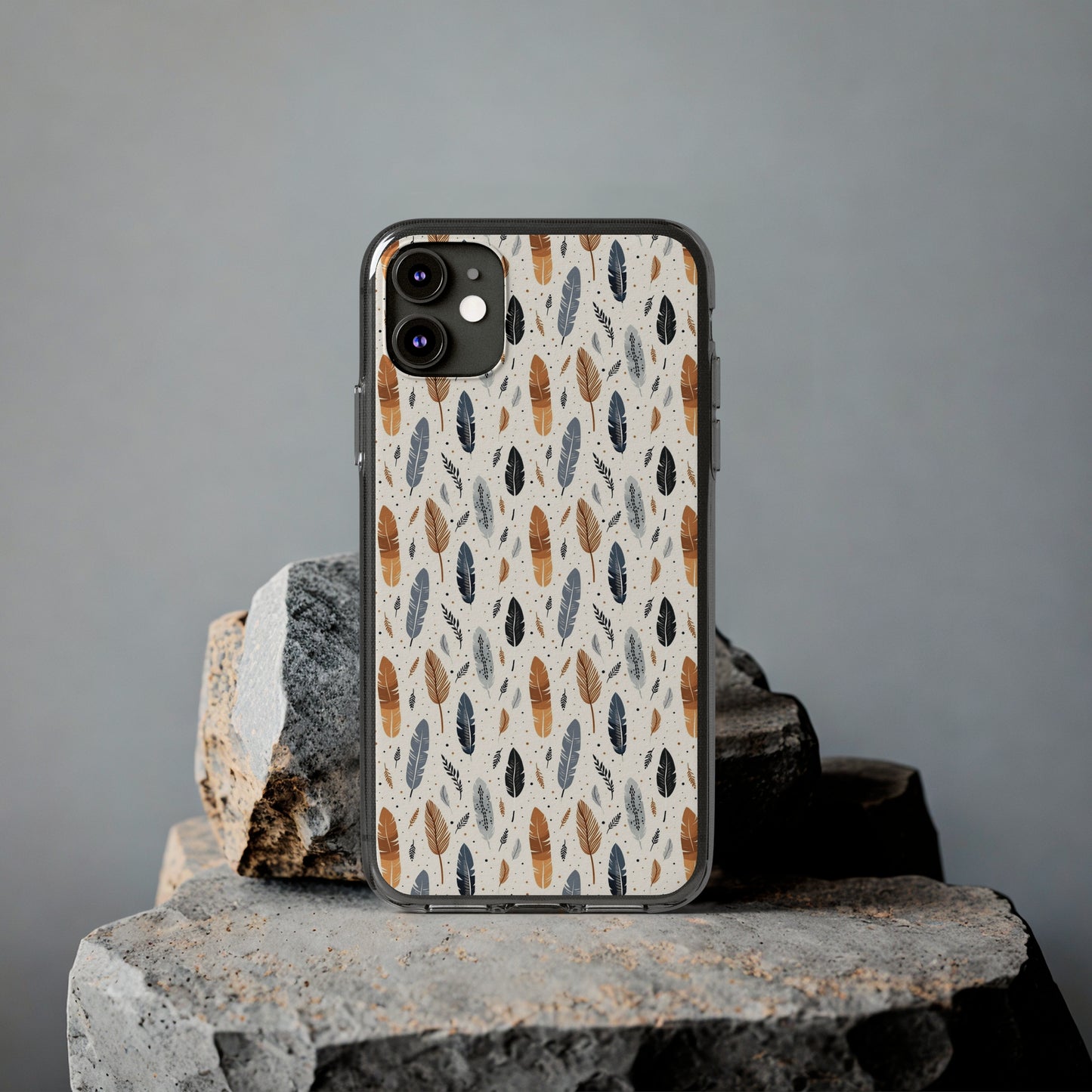 Whispering Feathers Soft iPhone, Google and Samsung Cases