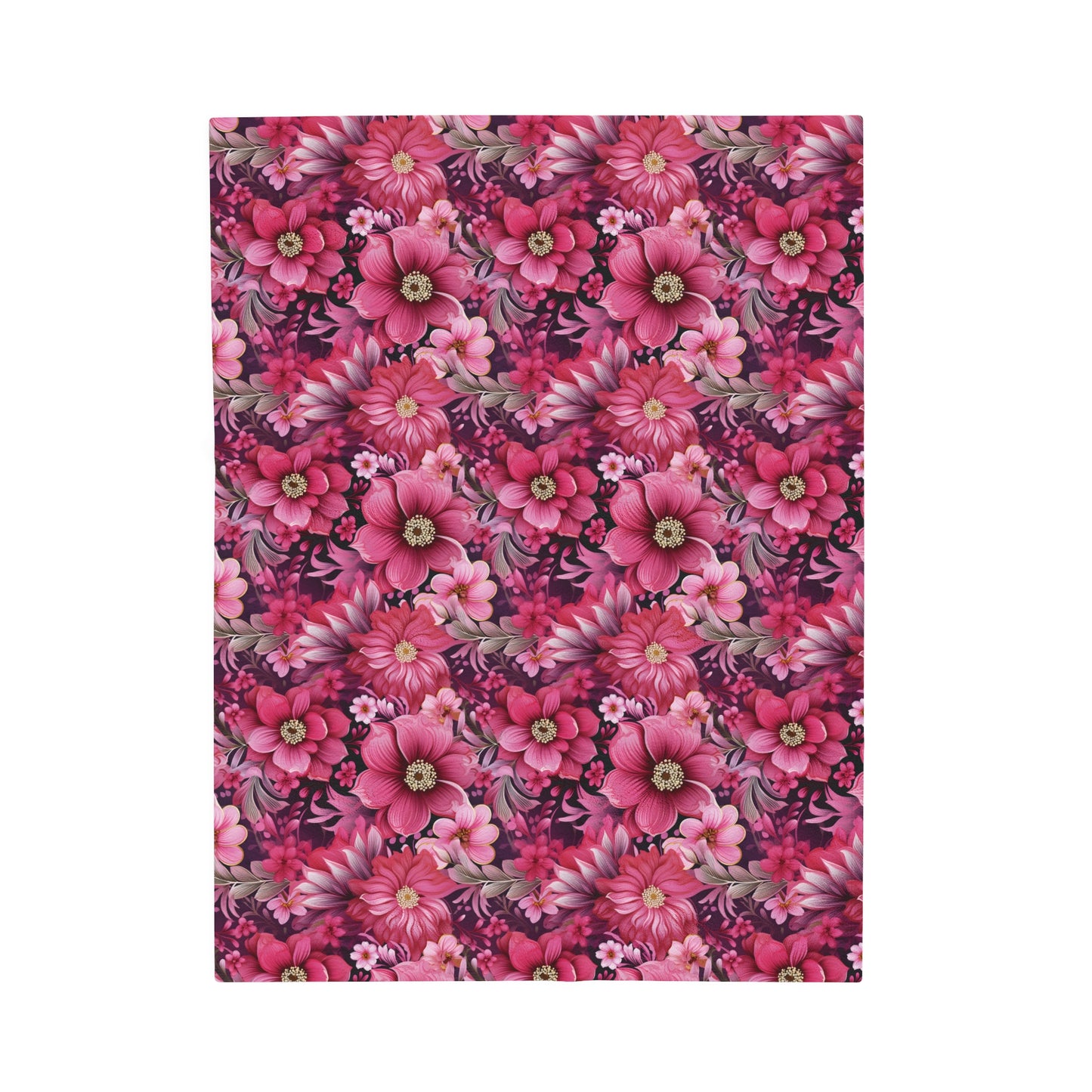 Velveteen Blanket - Cozy Peony Dreams Home Decor Gift - 30x40" 50x60" 60x80"