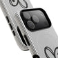 Tough Magnetic Phone Case with Heart & Cross Design, Durable Phone Cover, Unique Gift for Her, Stylish Accessory, Everyday Use