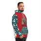 That Ugly Christmas Fashion Hoodie with All-Over Print - Unisex Medium Heavy Fabric