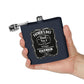 Father's Day Stainless Steel Flask - World's Greatest Dad Gift, Personalized Hip Flask, Groomsmen Gift, Engraved Drinkware