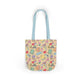 Personalized Doodle Daydream Composition Book Inspired Canvas Tote Bag with Colorful Straps, Cute School Bag, Eco-Friendly Tote, Back to School Shopping Bag, Teacher Gift Idea
