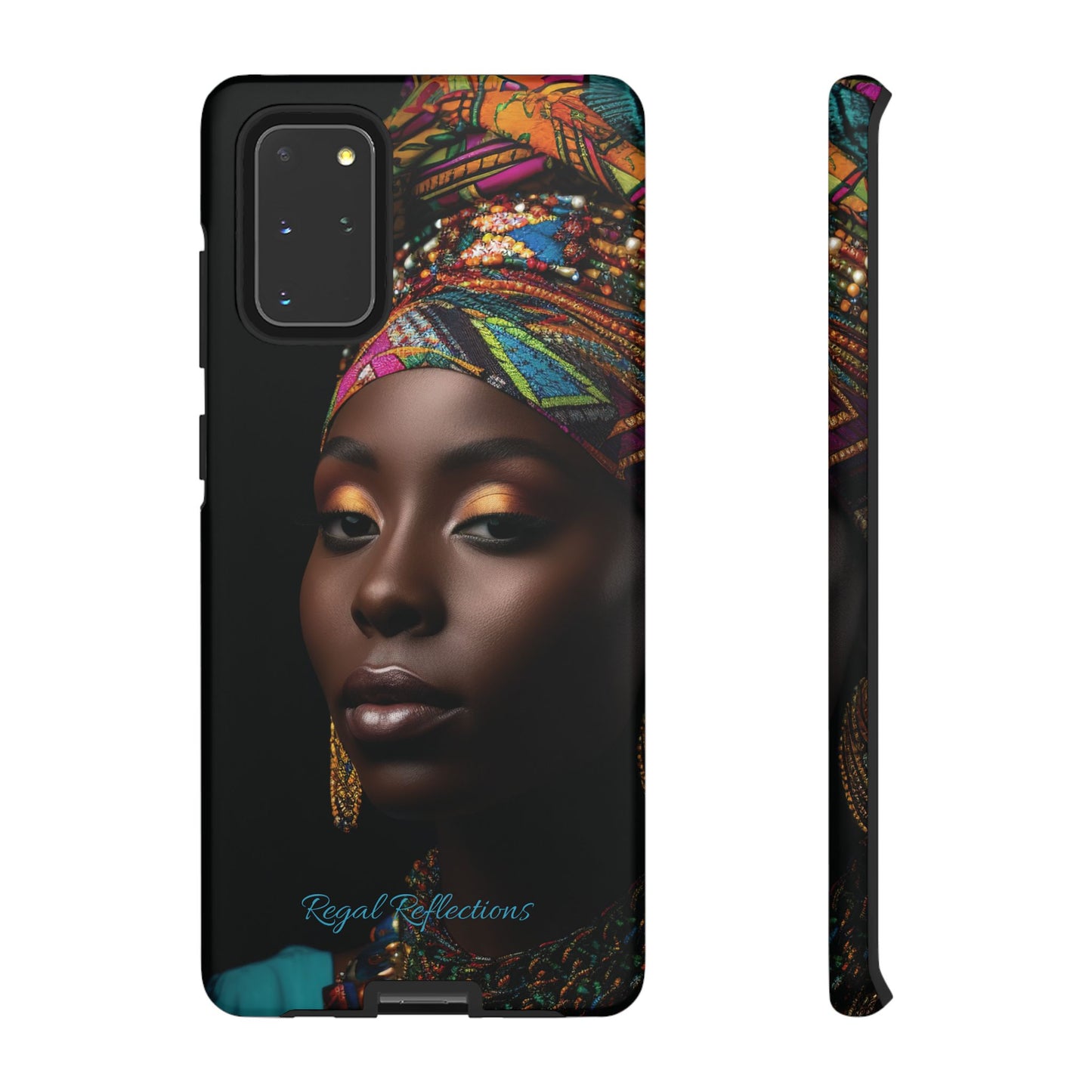 Regal Reflections: African Majesty Samsung Tough Phone Cases