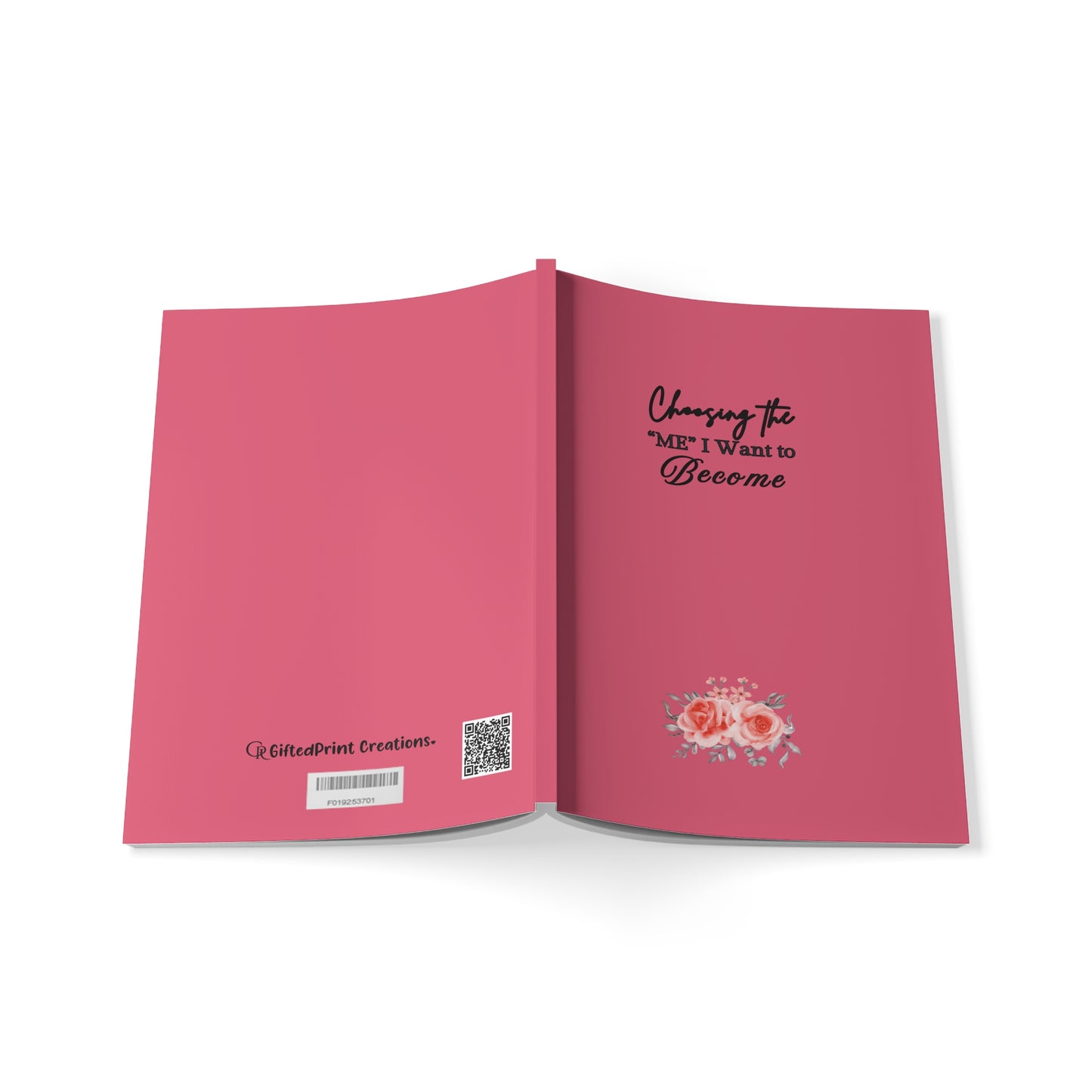 ''Choosing the 'me' I want to Become'' A5 Softcover Notebook - | Inspirational Journal for Self-Improvement, Goal Setting, Daily Journal.