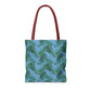 Blue Tropical Bliss Tote Bag