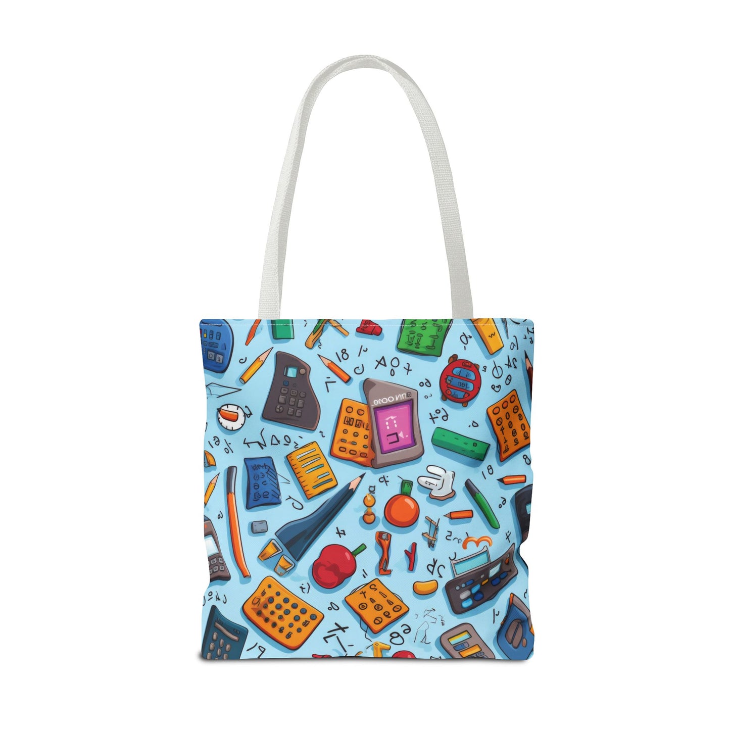 Blue Academic Adventures Tote Bag