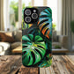 Tropical Leaf Phone Case | Tough Magnetic Cases, iPhone Accessories, Gift for Him/Her, Phone Protection, Summer Style, Trendy Design