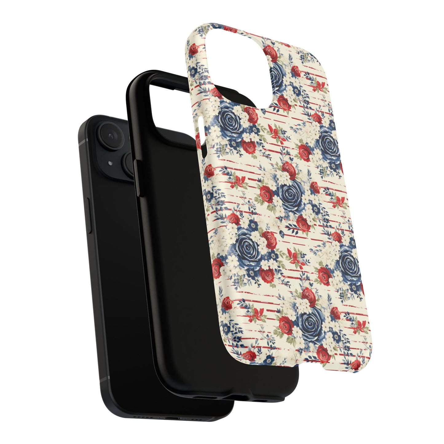 Rose & Glory Tough iPhone Magnetic Case, Vibrant Protective Cover, Stylish Gift for Her, Floral Design, iPhone Accessories, Anniversary Gift