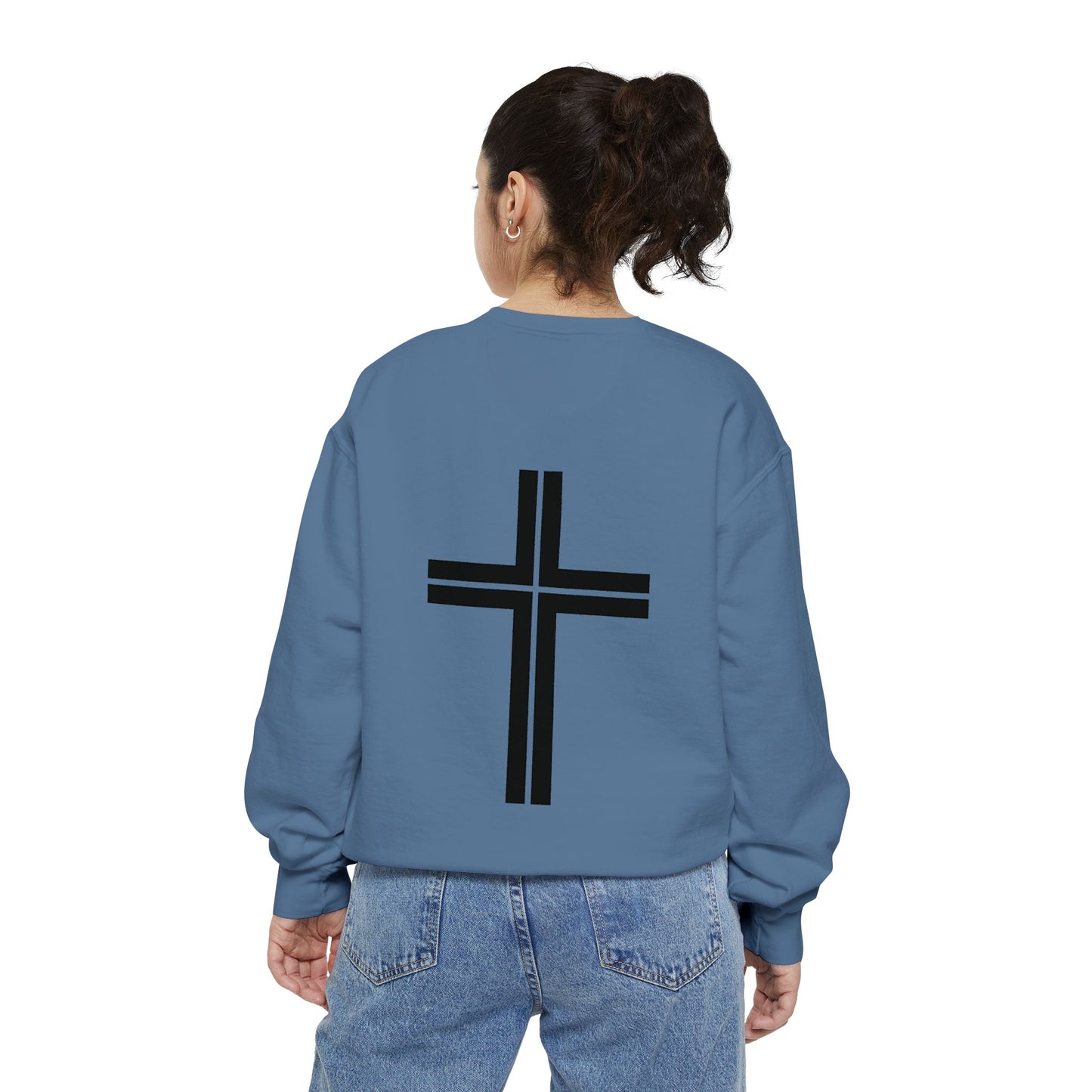 GOD is LOVE Unisex Comfort Colors Garment-Dyed Sweatshirt