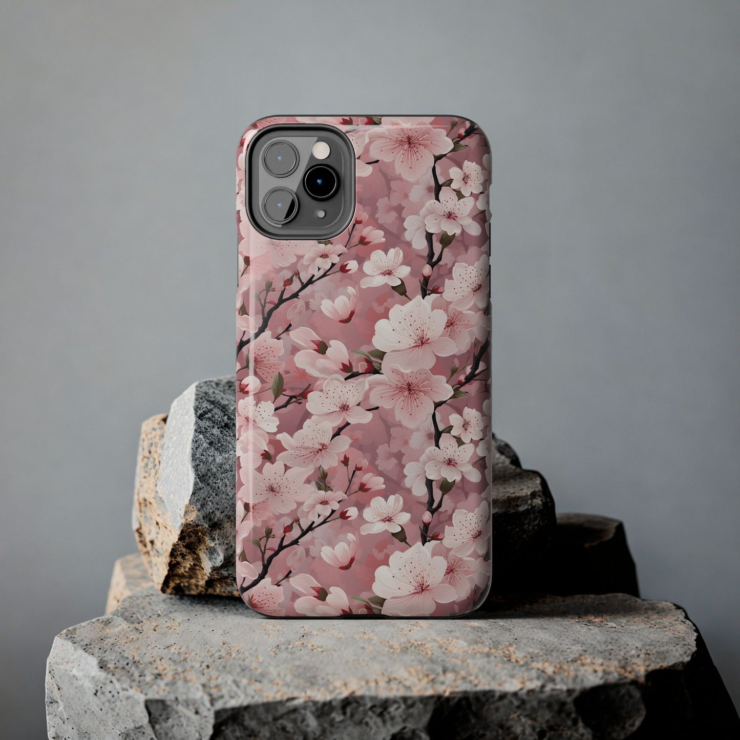 Cherry Blossom iPhone and Samsung Tough Phone Cases