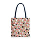 Heart Patterned Tote Bag - Cute & Stylish Carryall for Every Occasion